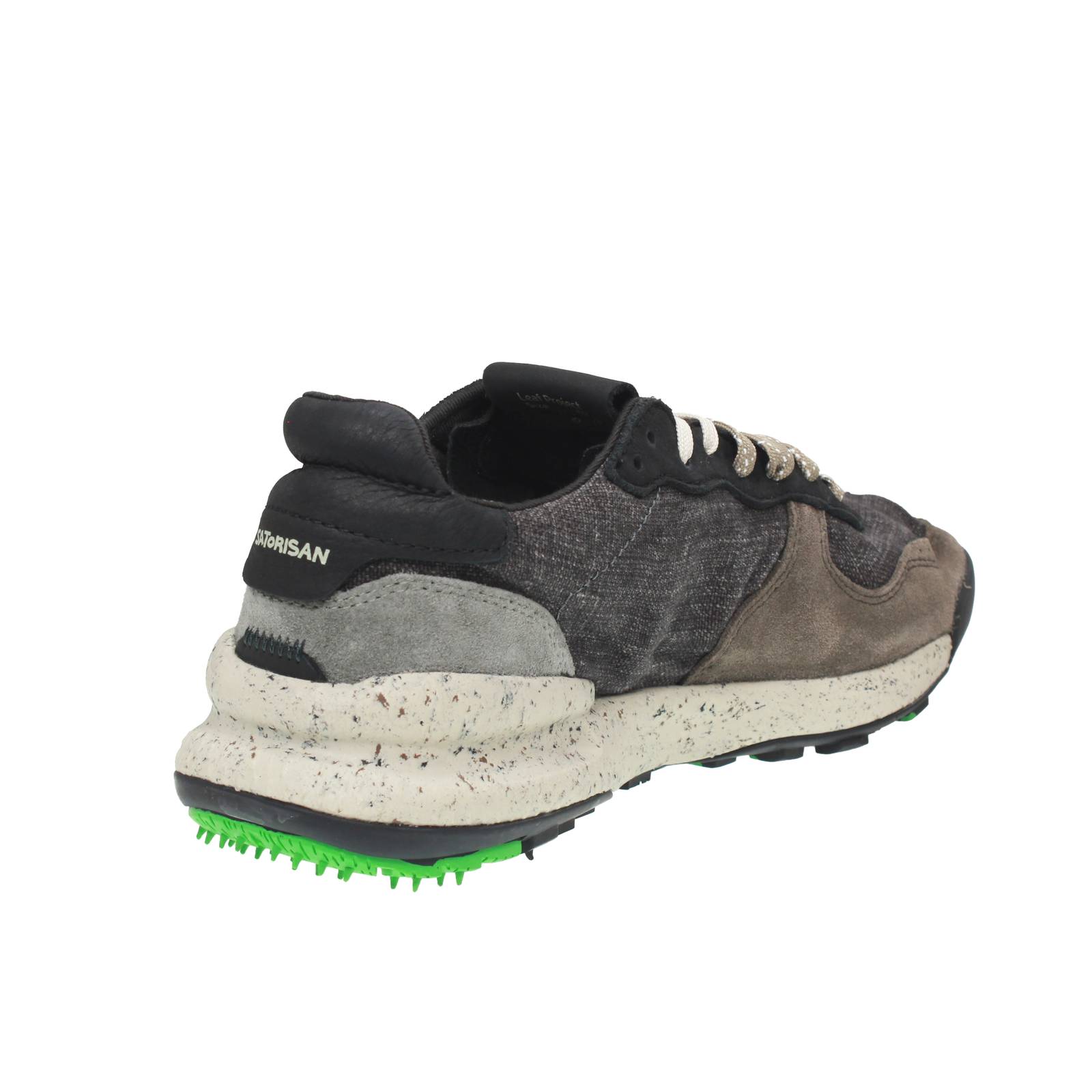 SATORISAN Chacrona - Low Leather Sneakers Man black Photo 4