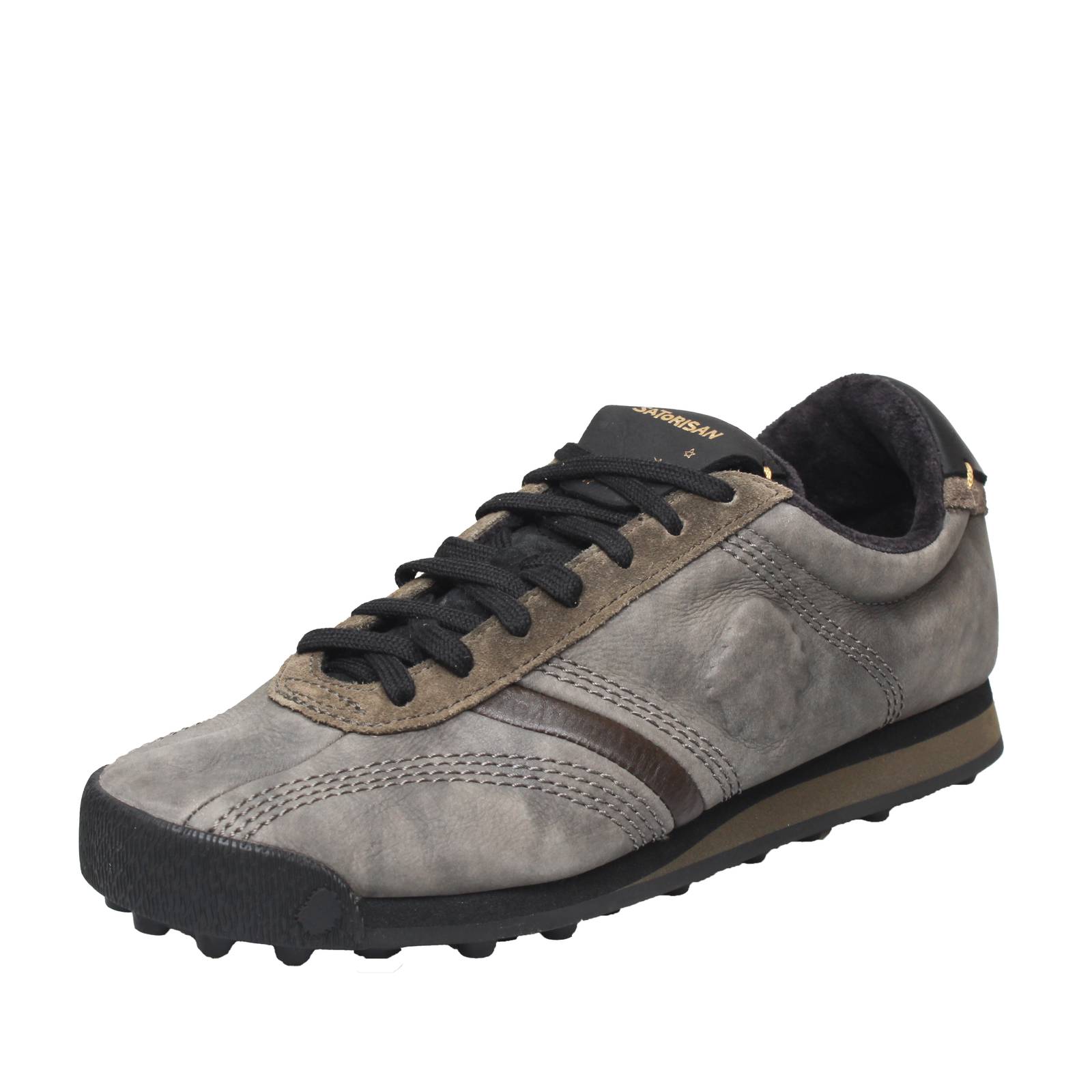 SATORISAN Stardust - Sneakers basses en cuir Homme gris