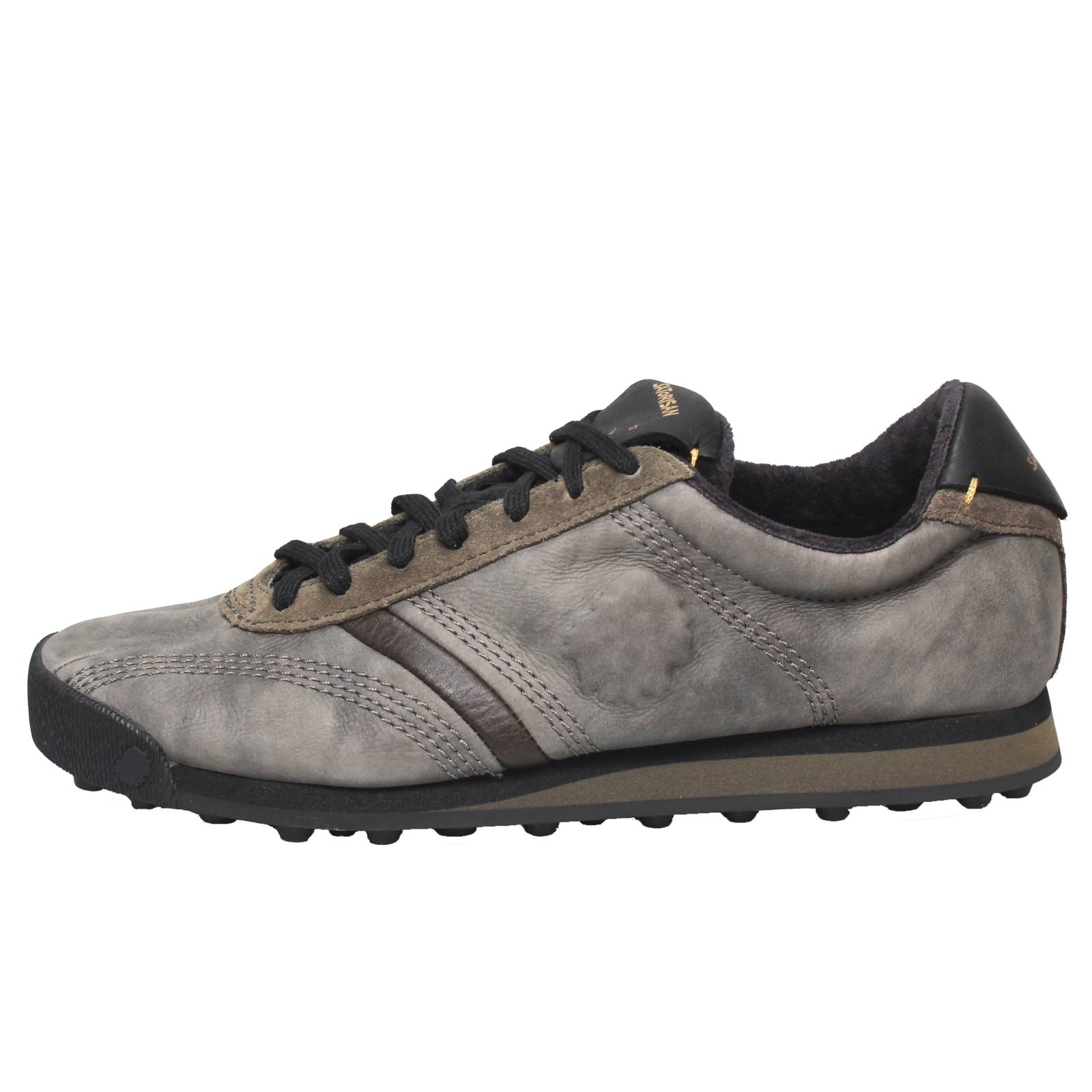 SATORISAN Stardust - Low Leather Sneakers Man grey Photo 3