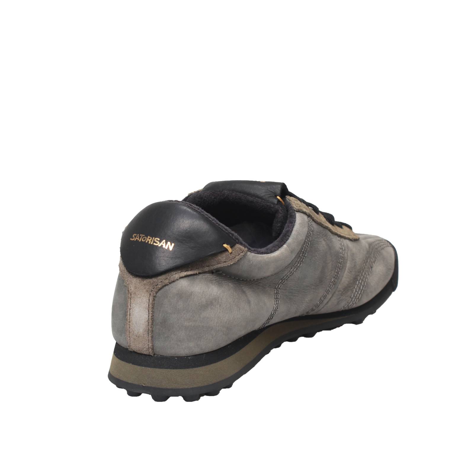 SATORISAN Stardust - Low Leather Sneakers Man grey Photo 4