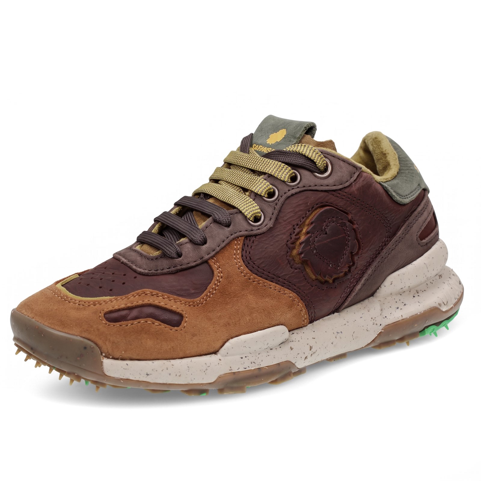 SATORISAN Chacrona - Sneakers en cuir Homme marron