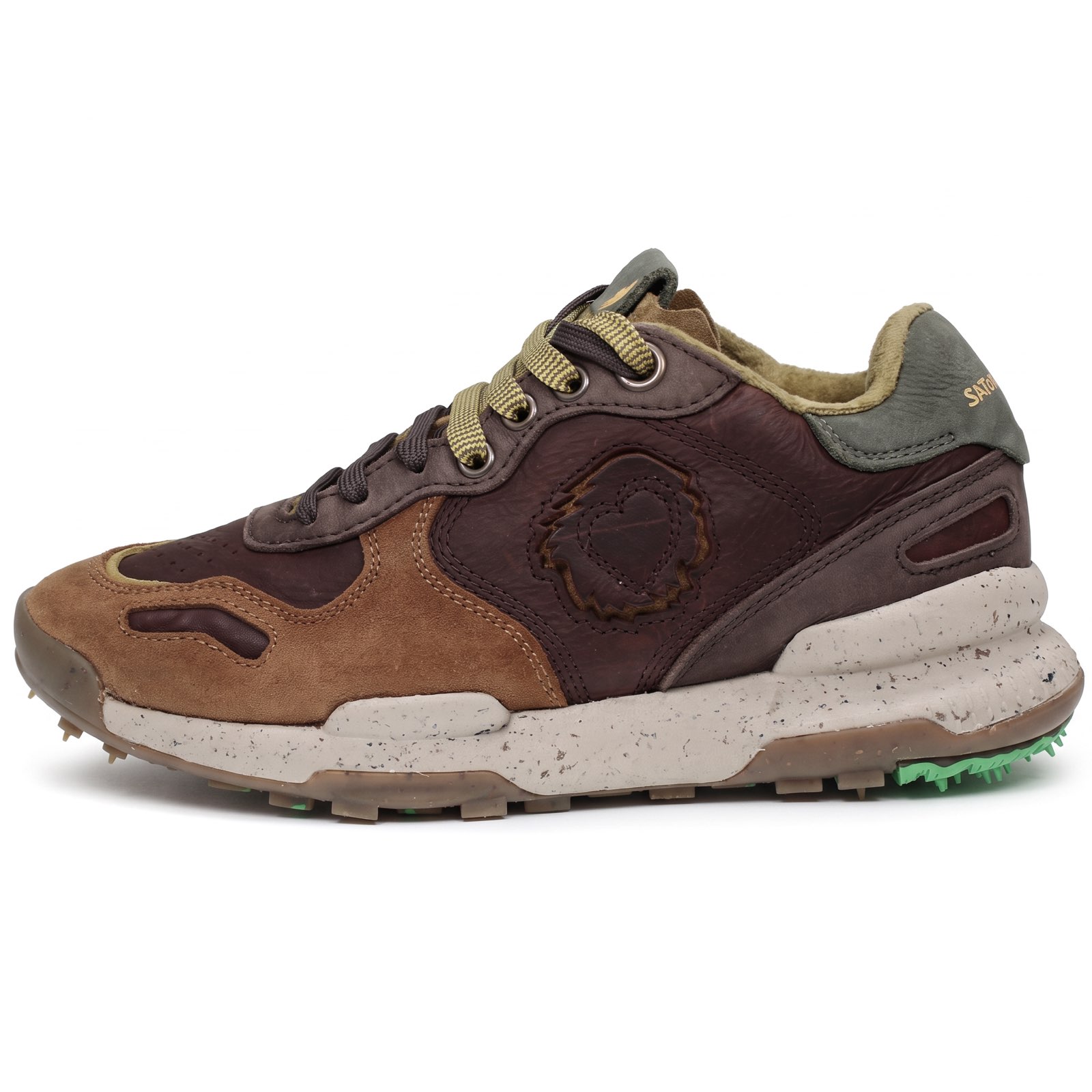 SATORISAN Chacrona - Sneakers en cuir Homme marron Photo 4