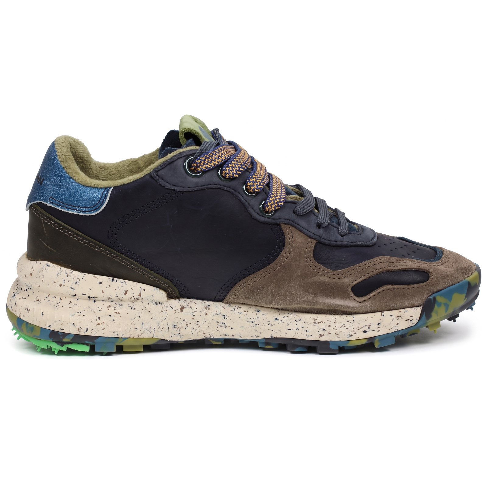 SATORISAN Chacrona - Sneakers en cuir Homme bleu Photo 3