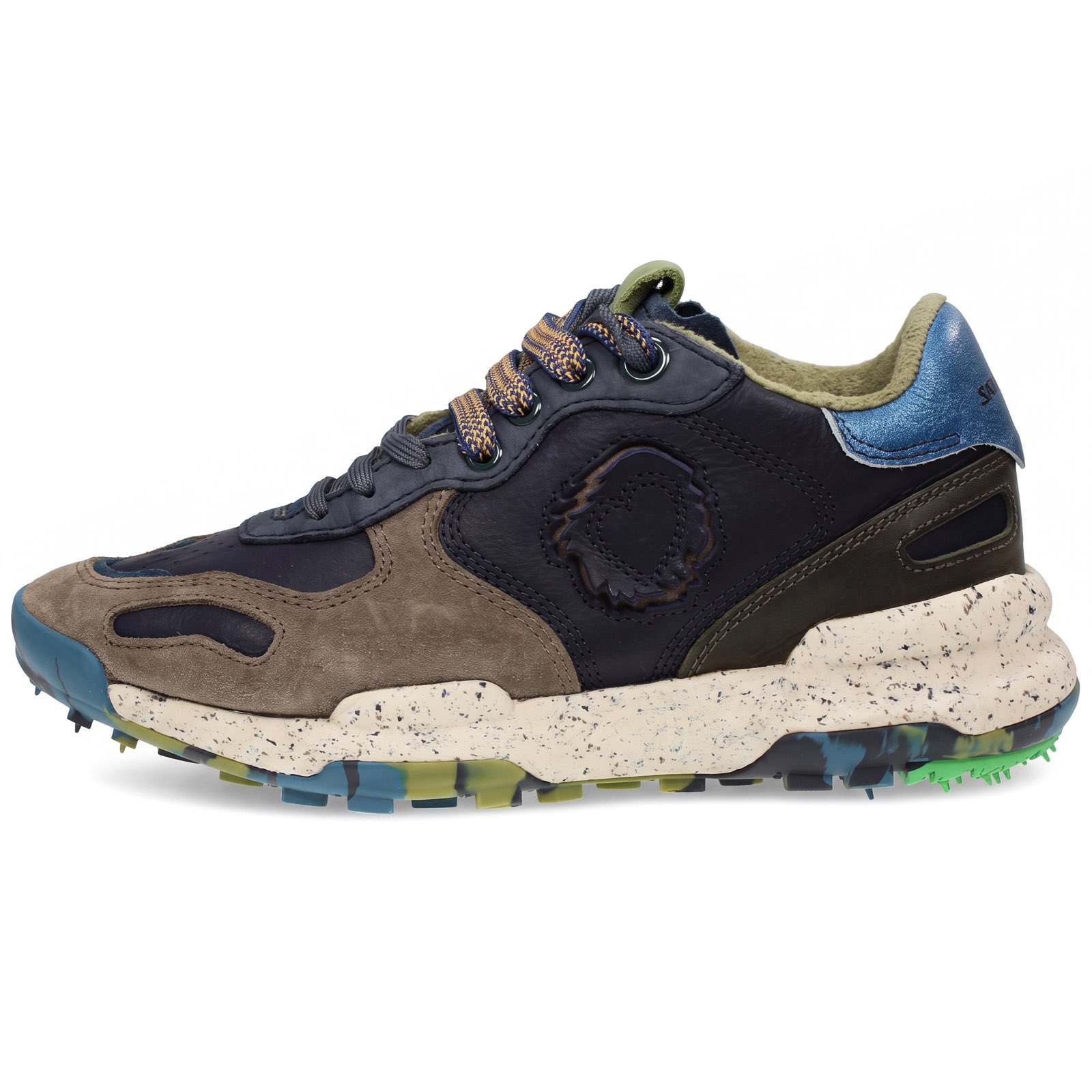 SATORISAN Chacrona - Sneakers en cuir Homme bleu Photo 4