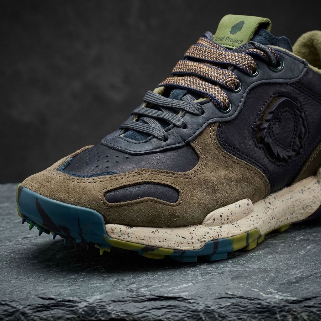 SATORISAN Chacrona - Sneakers en cuir Homme bleu Photo 5