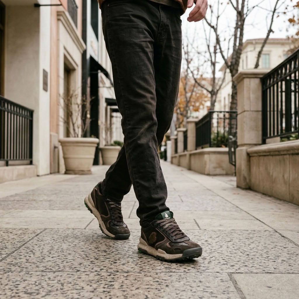 SATORISAN Chacrona - Sneakers en cuir Homme noir Photo 2
