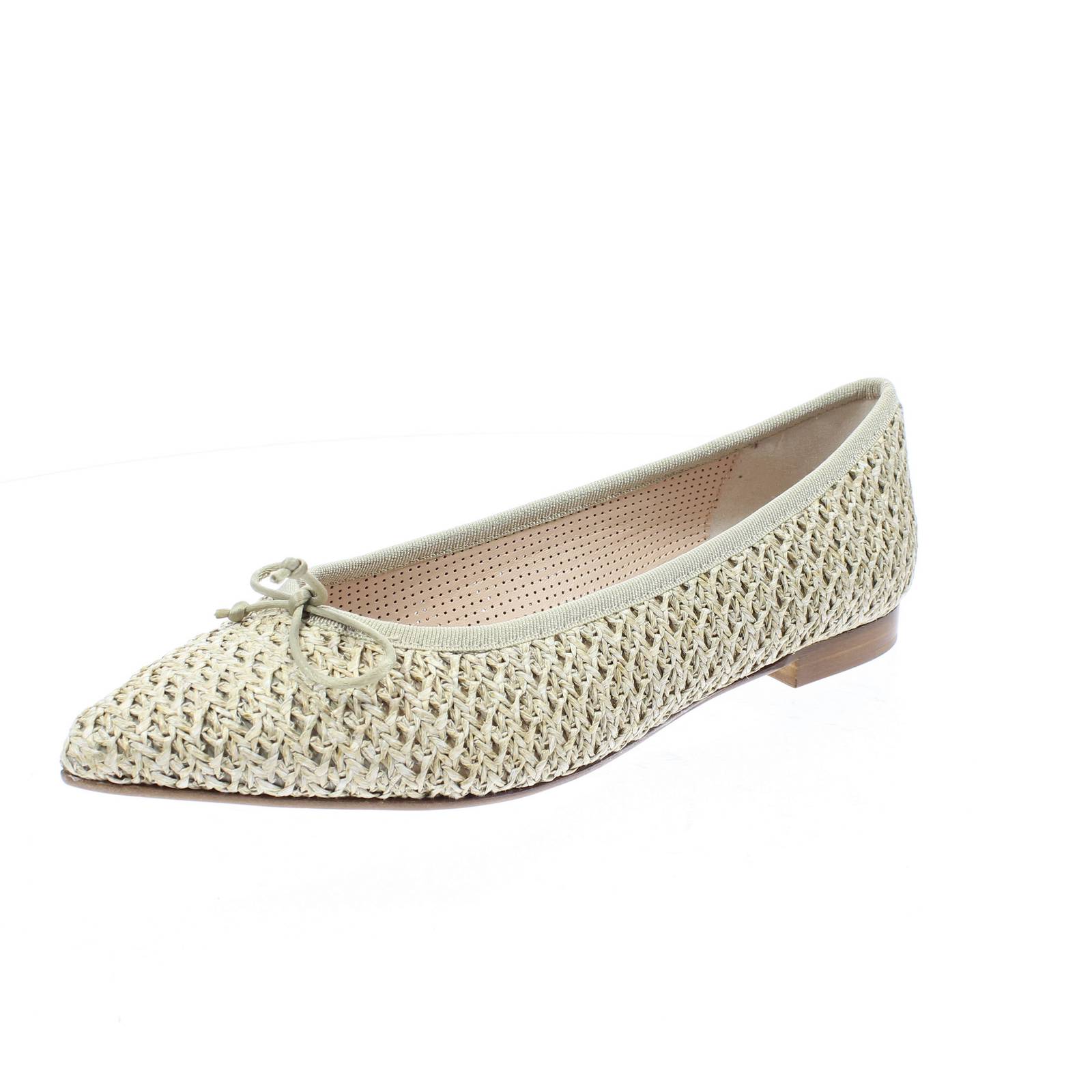 IL BORGO FIRENZE Spitzes Seil Ballettschuhe Damen beige
