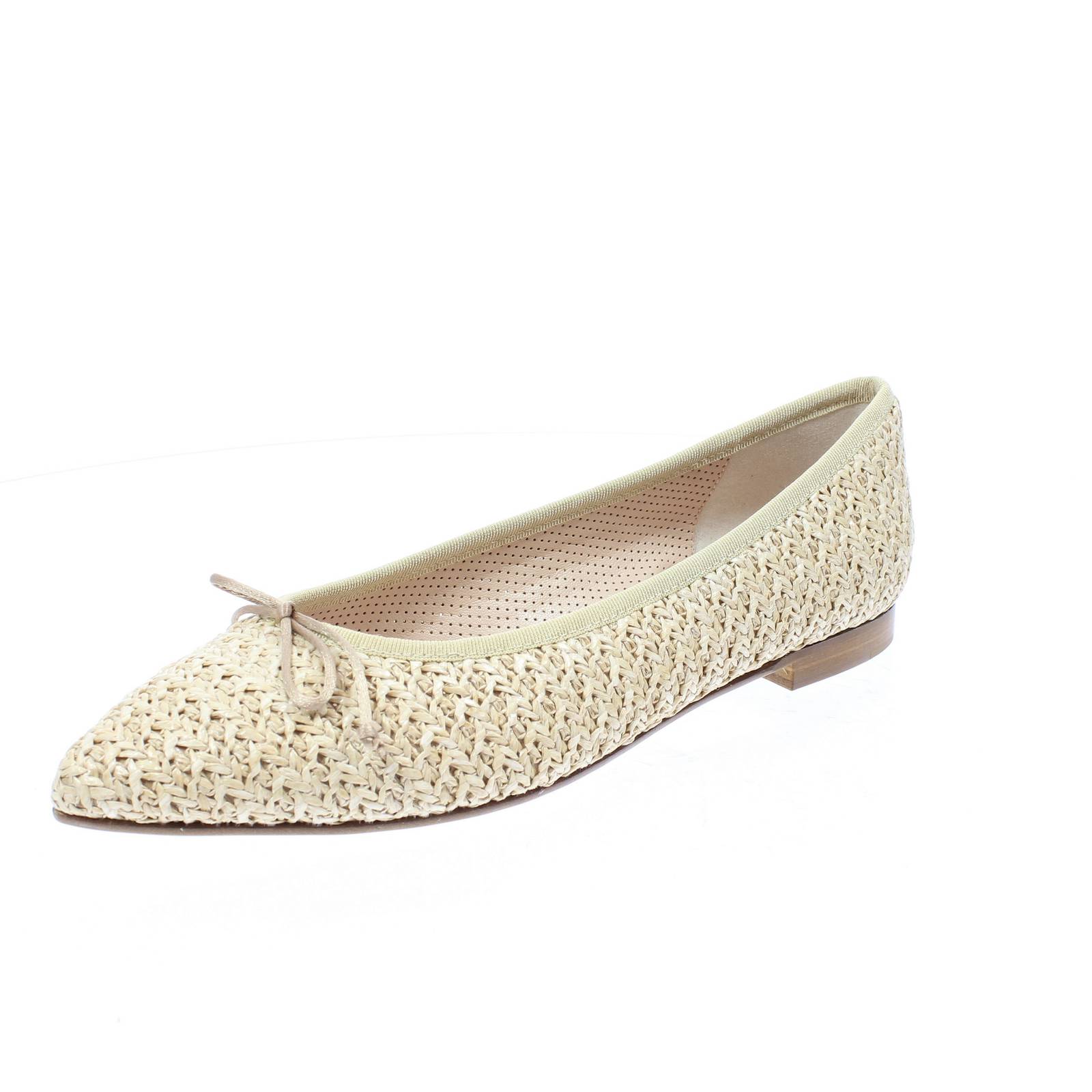 IL BORGO FIRENZE Spitzes Seil Ballettschuhe Damen beige