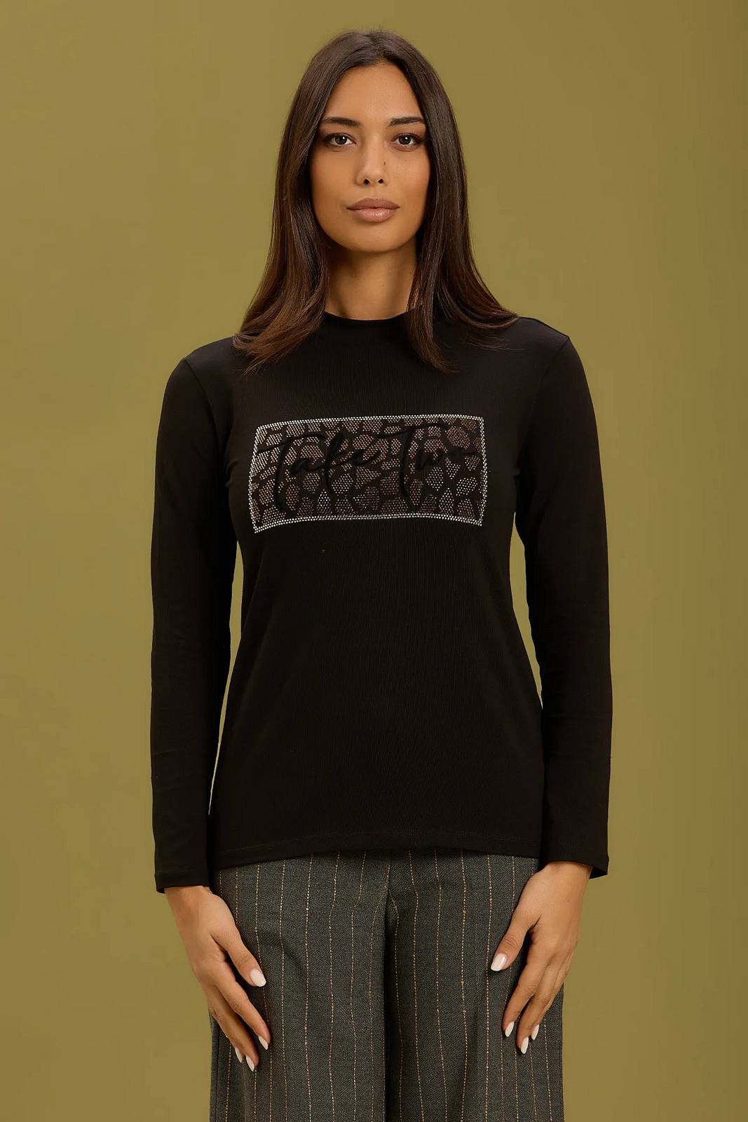 TAKE TWO ML-T-Shirt Damen schwarz