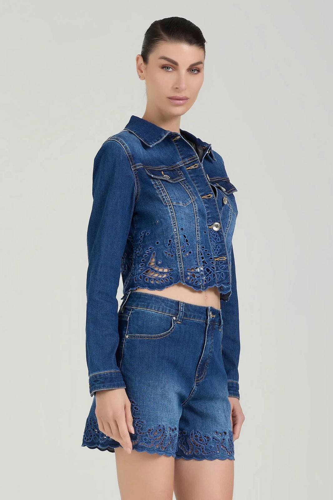 TAKE TWO Veste en jean Femme jean Photo 3