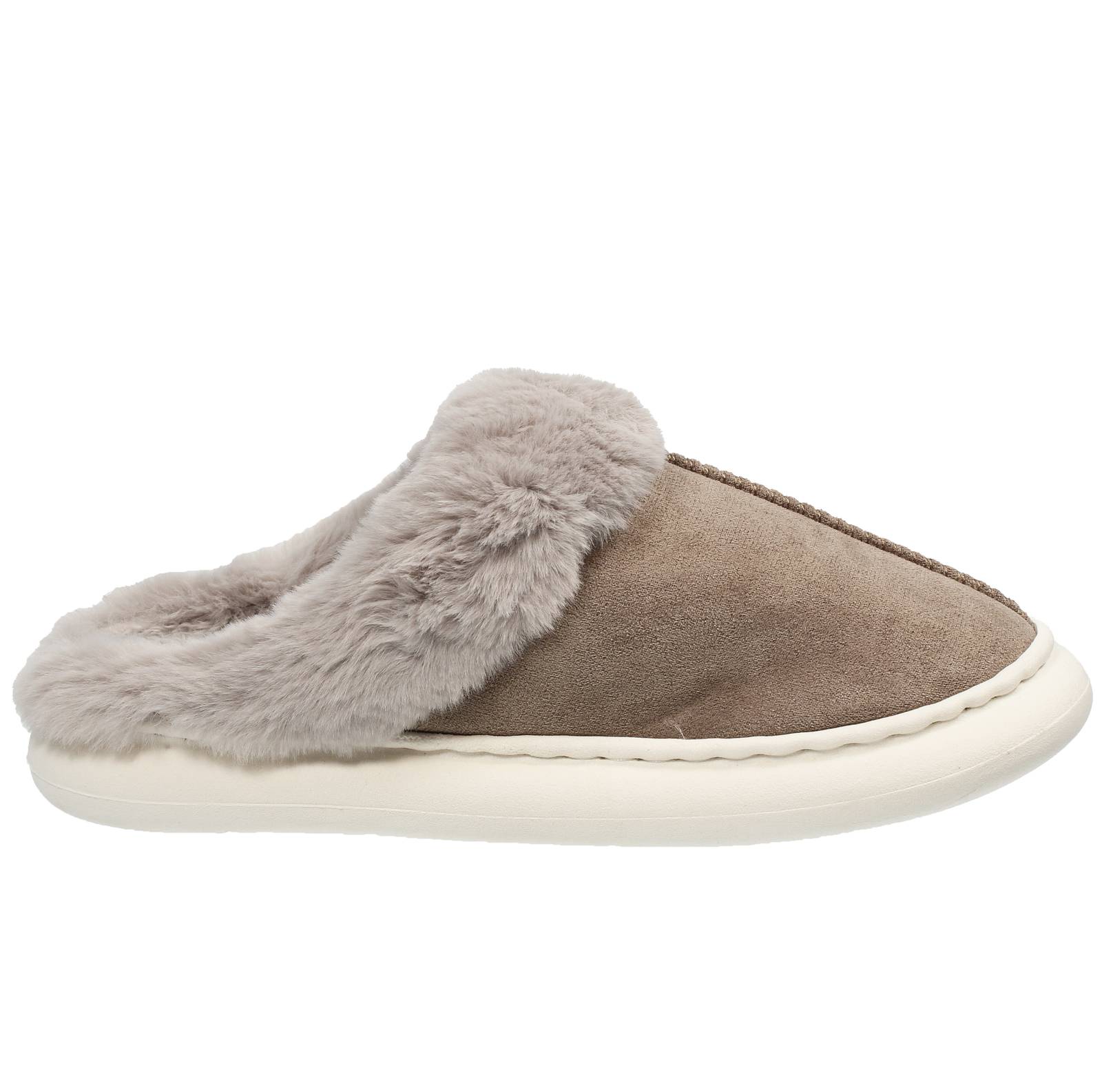 TIGLIO 2000  SRL Chaussons en textile chauds Femme beige Photo 2