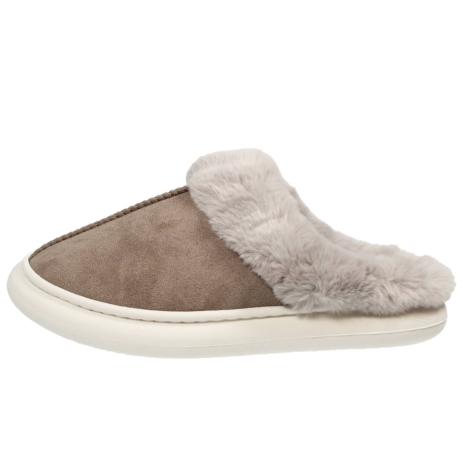 TIGLIO 2000  SRL Chaussons en textile chauds Femme beige Photo 3