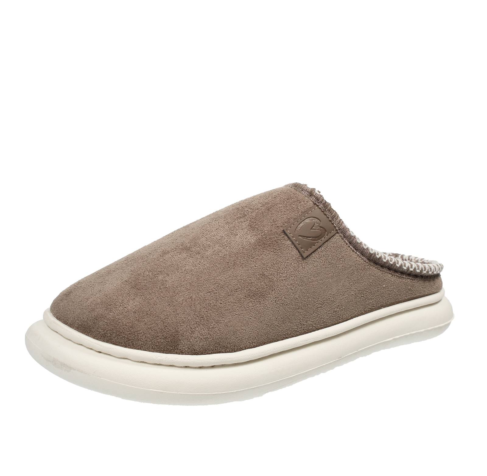 RAMBLAS Chaussons en textile chauds Femme beige