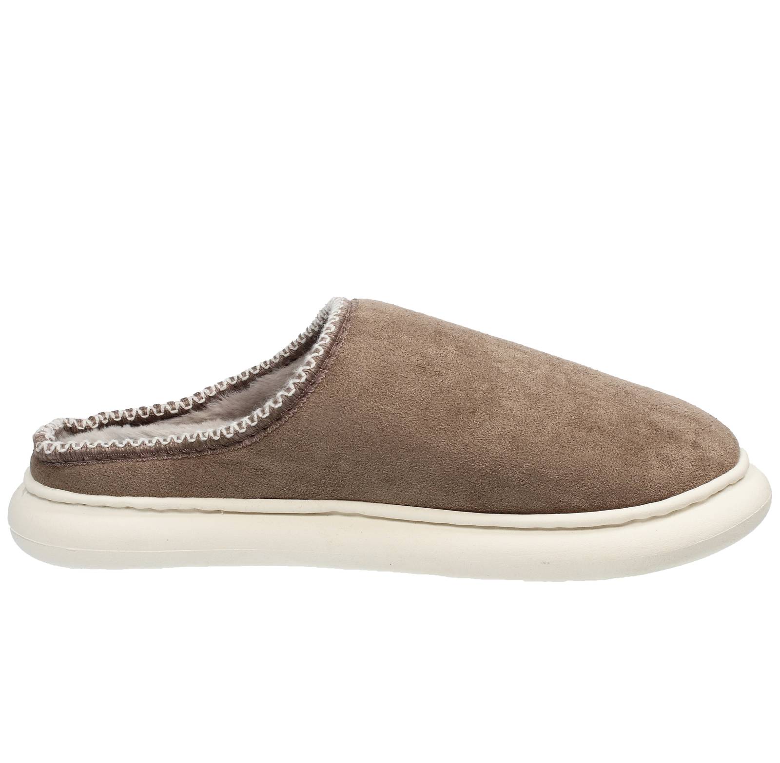 RAMBLAS Chaussons en textile chauds Homme beige Photo 2