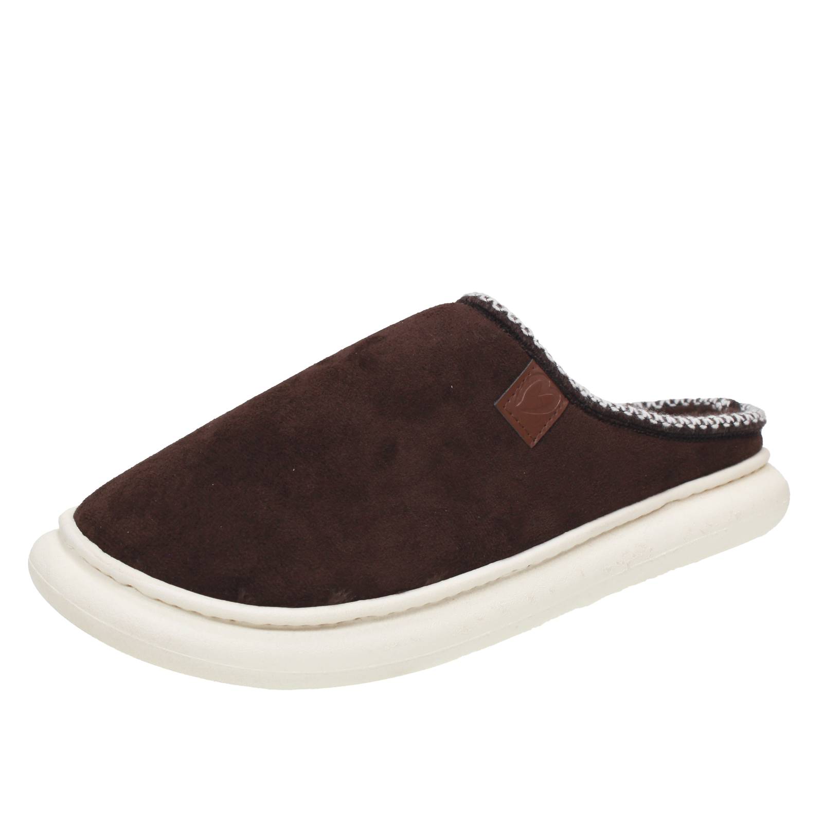 RAMBLAS Chaussons en textile chauds Homme marron