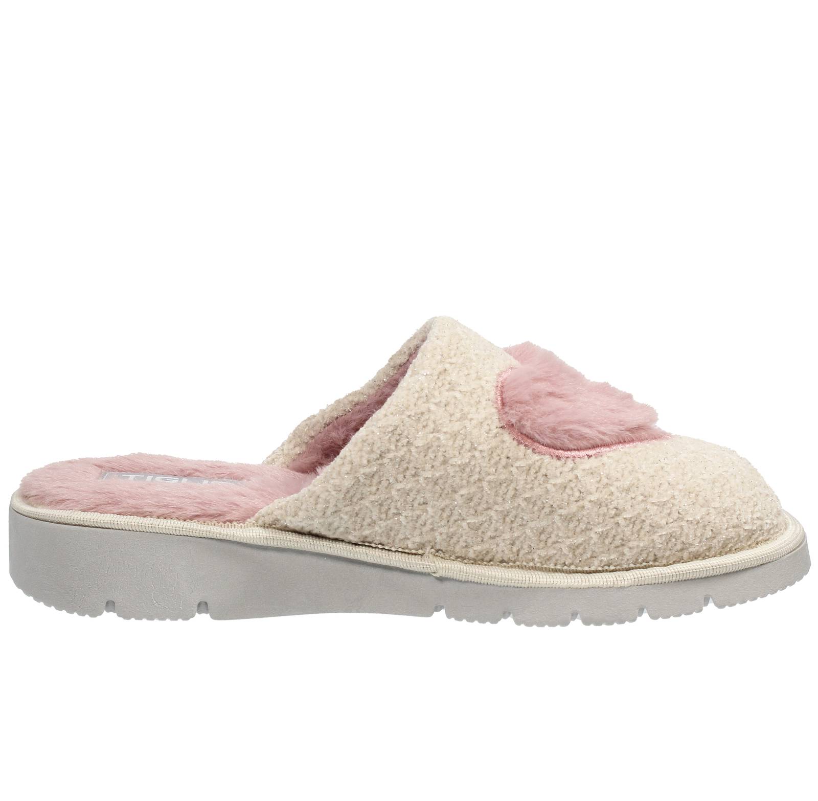 TIGLIO 2000  SRL Chaussons en textile chauds Femme beige Photo 2
