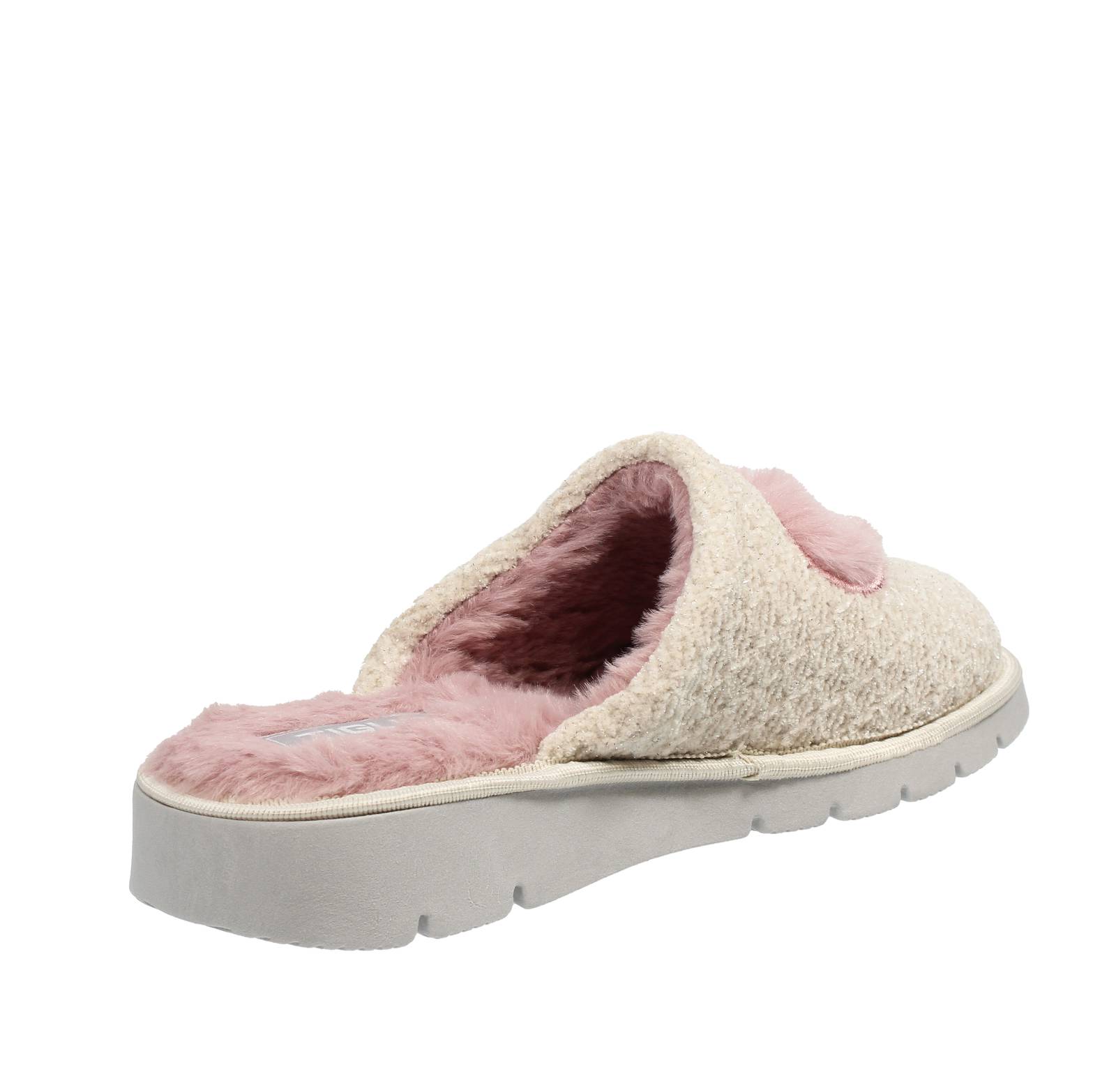 TIGLIO 2000  SRL Chaussons en textile chauds Femme beige Photo 4