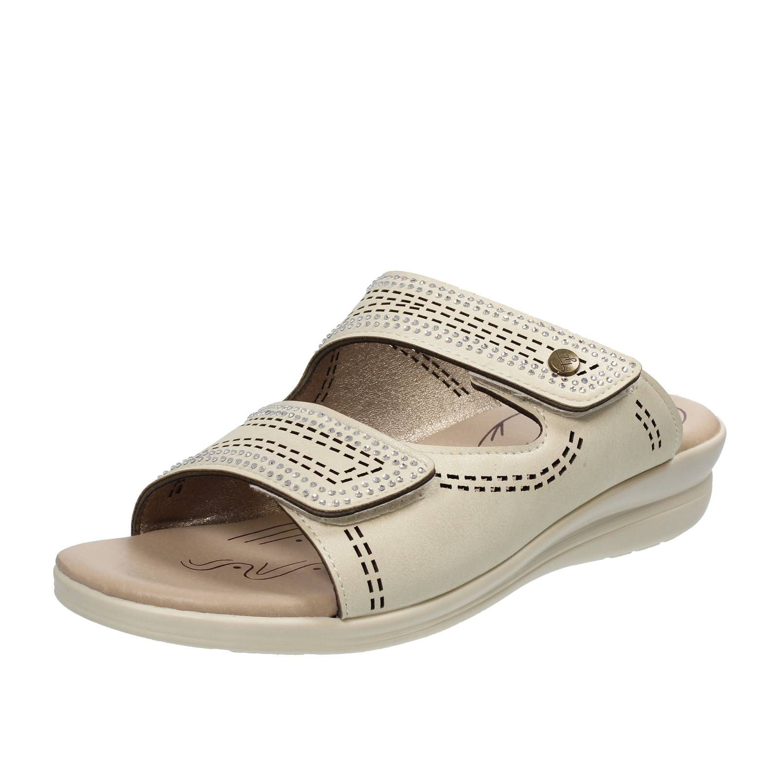 Рамбла Чиабатте с ремешками и Цеппой Бежевого цвета - Донна Скарпе Чиабатте Цеппа 7090₽