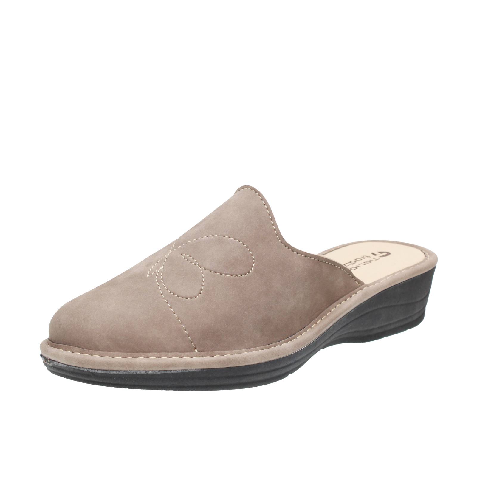 TIGLIO 2000  SRL Pantoufles à semelles compensées Femme sable