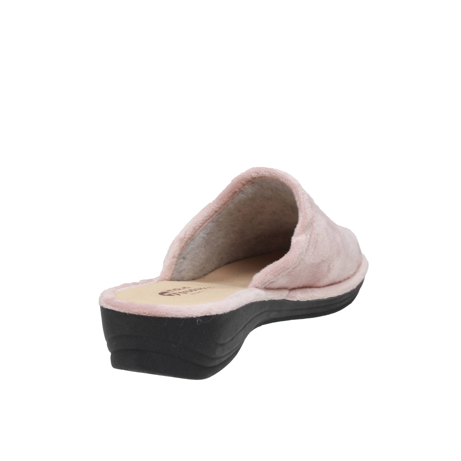 TIGLIO 2000  SRL Chaussons en tissu à semelle compensée Femme rose Photo 4