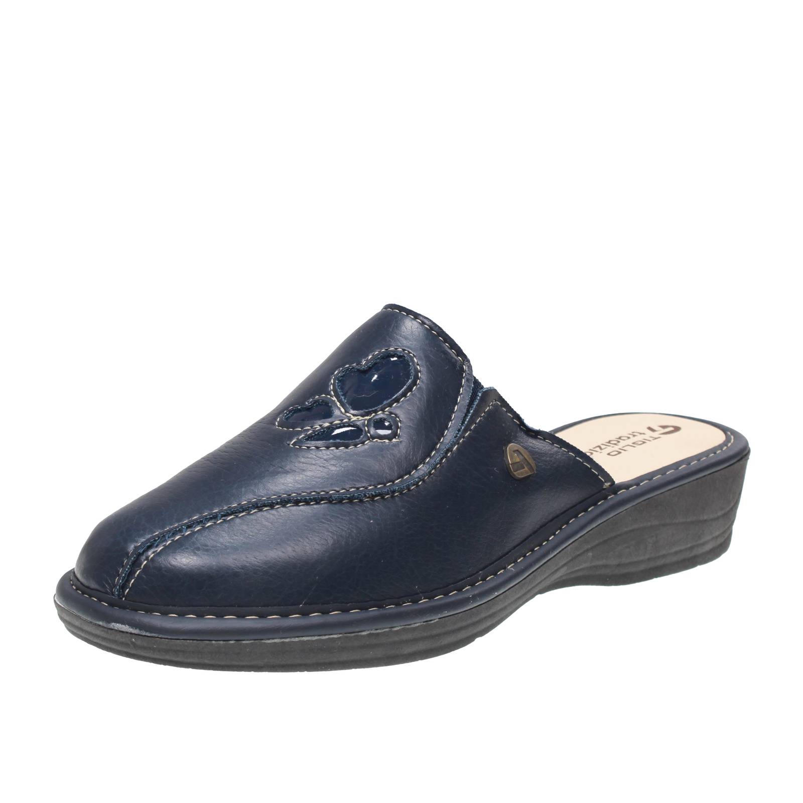 TIGLIO 2000  SRL Chaussons à semelle compensée Femme bleu
