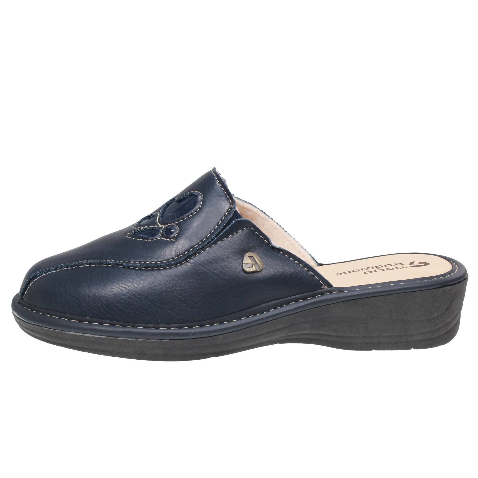 TIGLIO 2000  SRL Chaussons à semelle compensée Femme bleu Photo 3