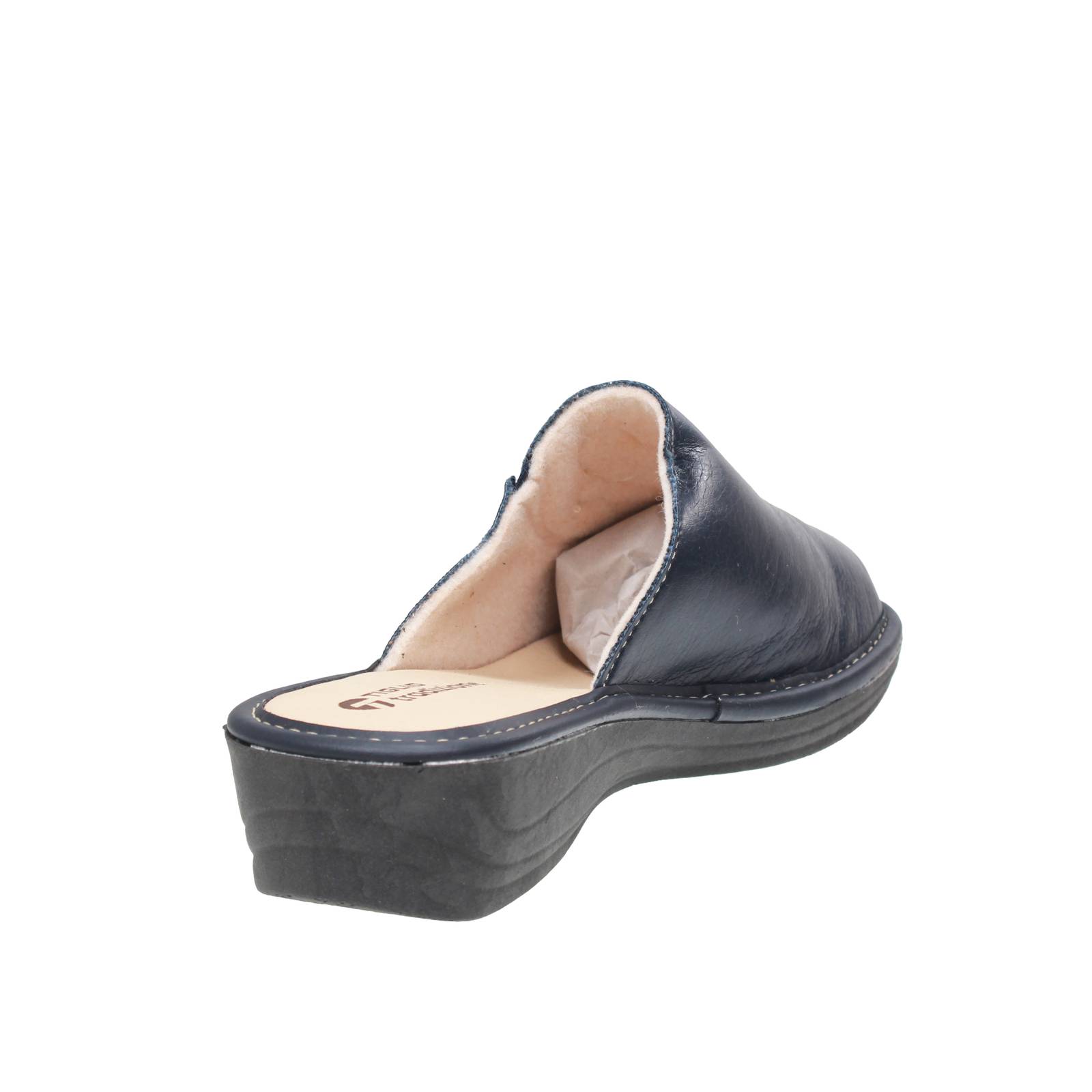 TIGLIO 2000  SRL Chaussons à semelle compensée Femme bleu Photo 4