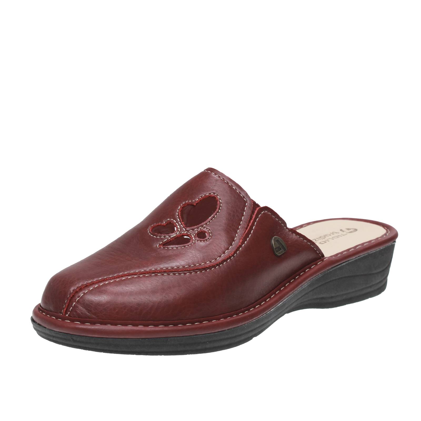TIGLIO 2000  SRL Chaussons à semelle compensée Femme bordeaux