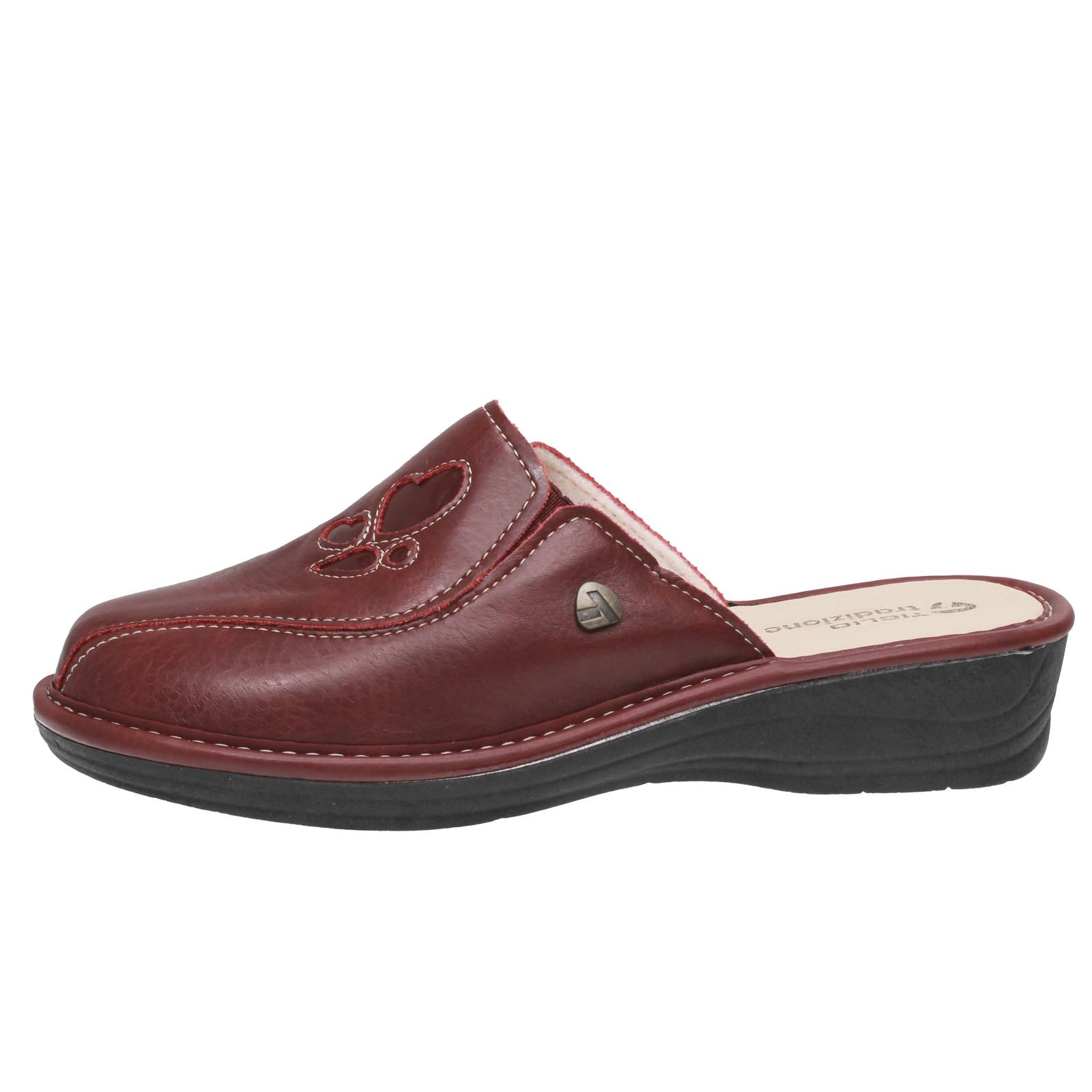 TIGLIO 2000  SRL Chaussons à semelle compensée Femme bordeaux Photo 3
