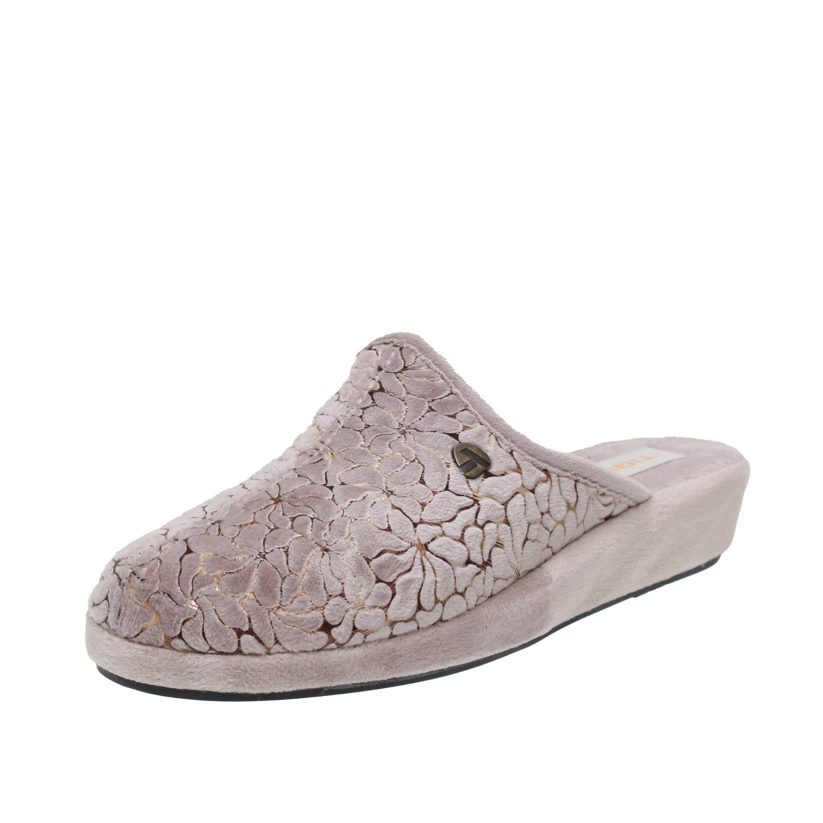 TIGLIO 2000  SRL Chaussons en tissu à semelle compensée Femme sable