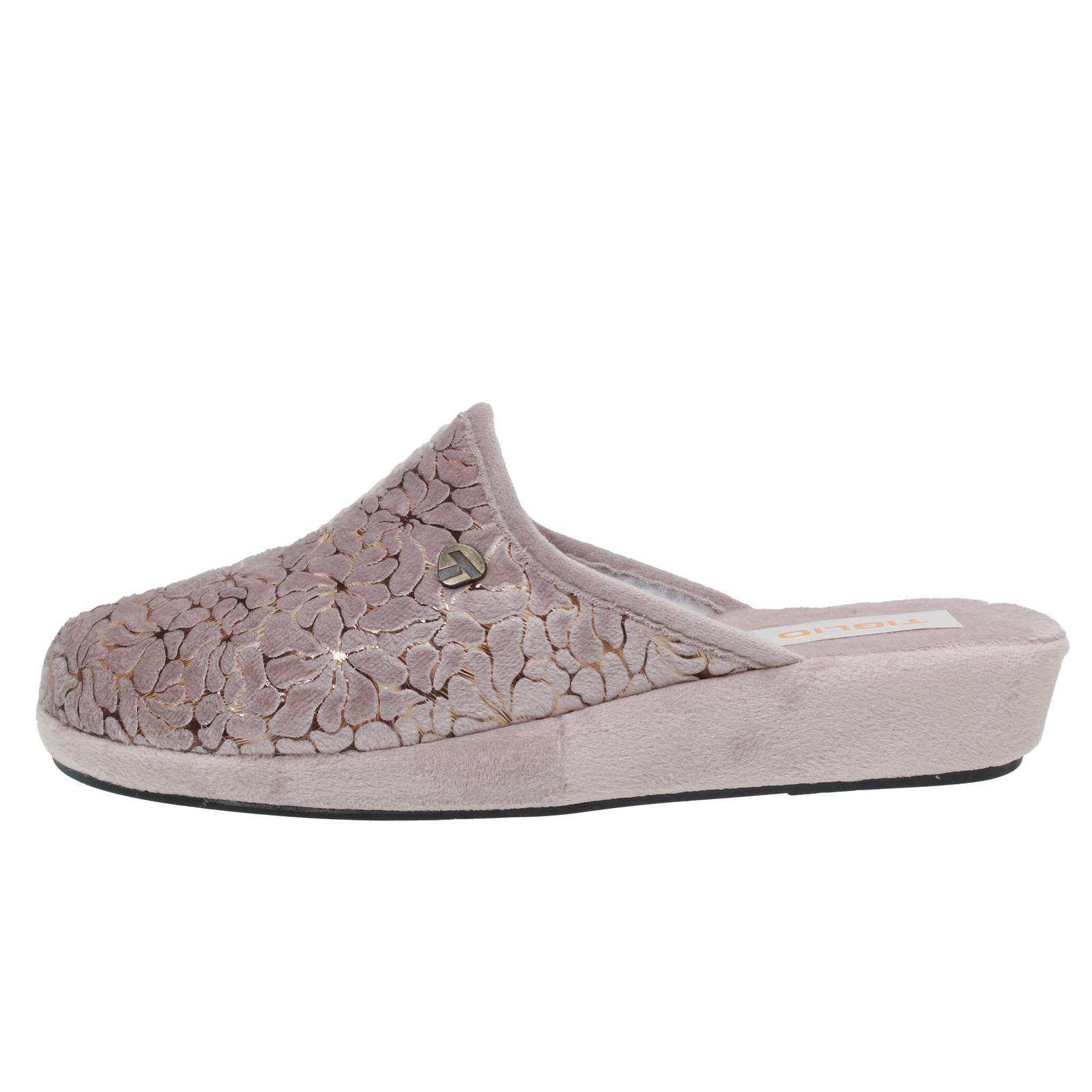 TIGLIO 2000  SRL Chaussons en tissu à semelle compensée Femme sable Photo 3