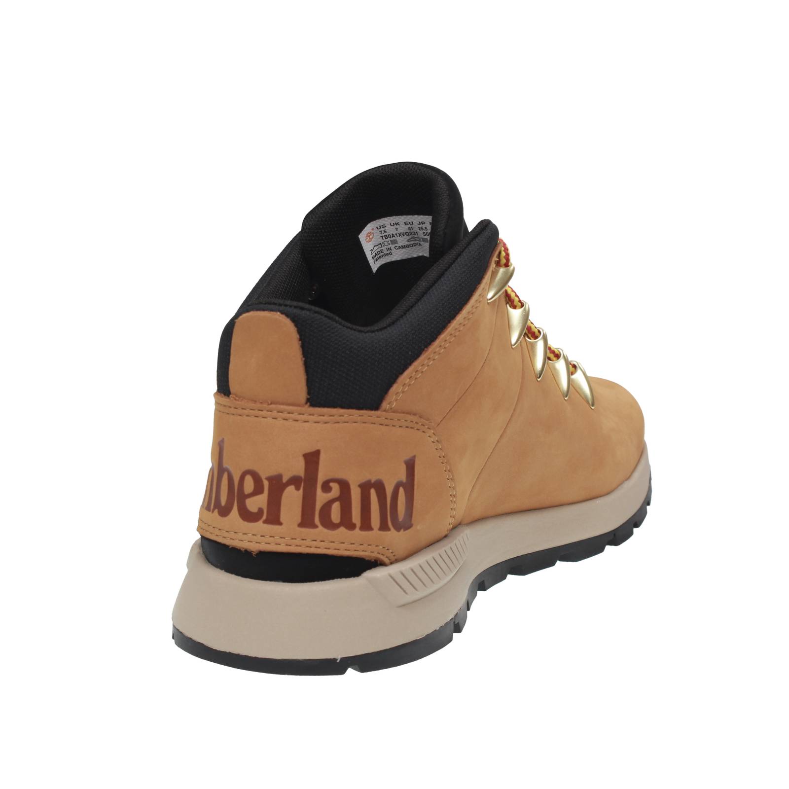 TIMBERLAND Sprint Trekker Mid - Bottes en nubuck Homme jaune Photo 4