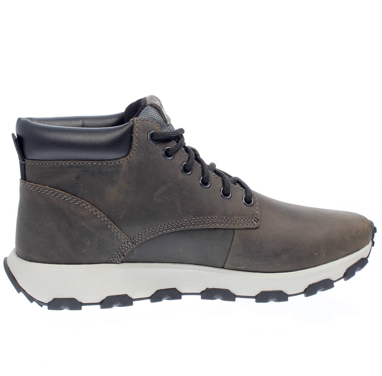 TIMBERLAND Winsor Park - Sneakers alte in Pelle Uomo grigio Foto 2