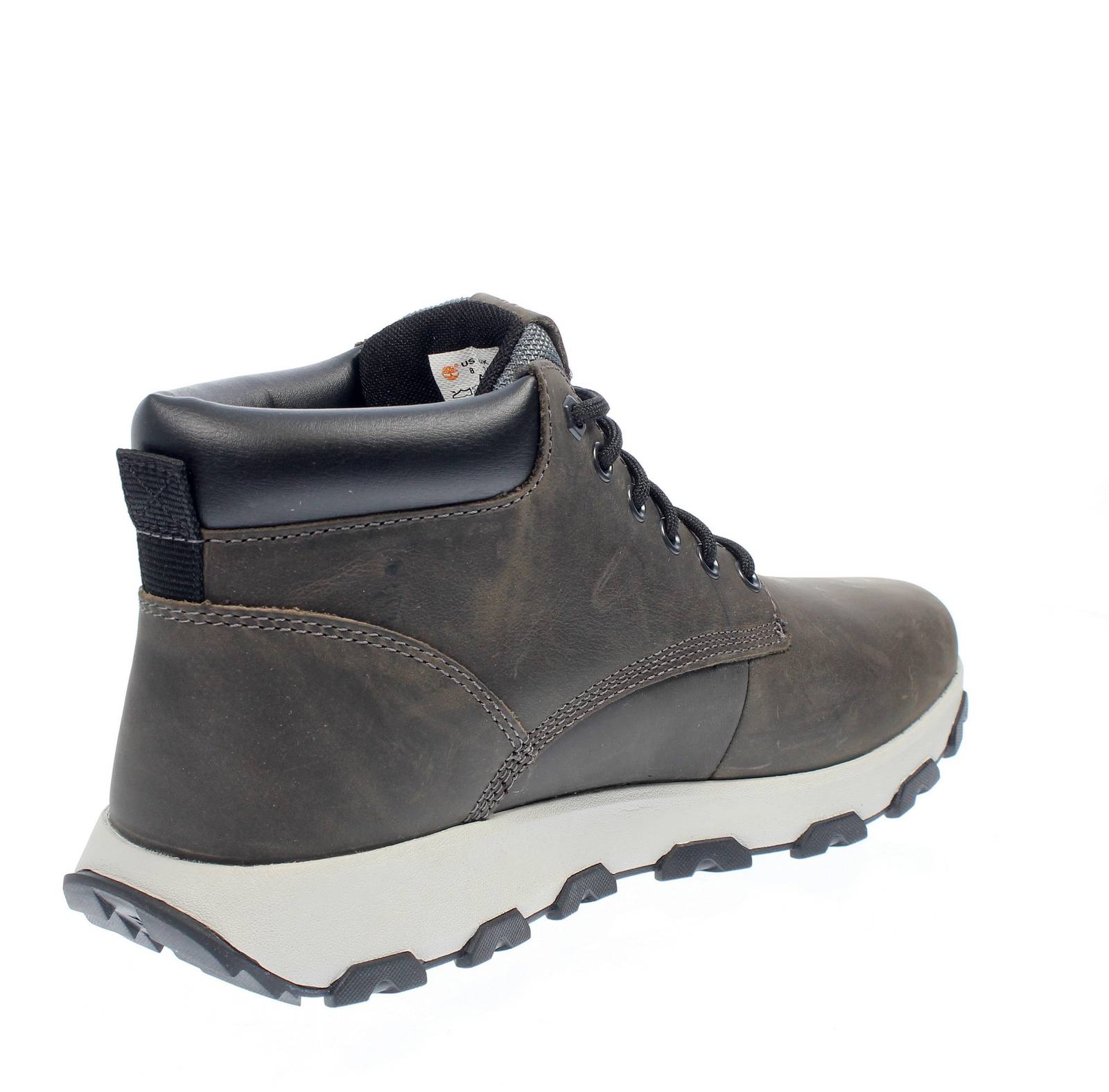 TIMBERLAND Winsor Park - Sneakers alte in Pelle Uomo grigio Foto 4