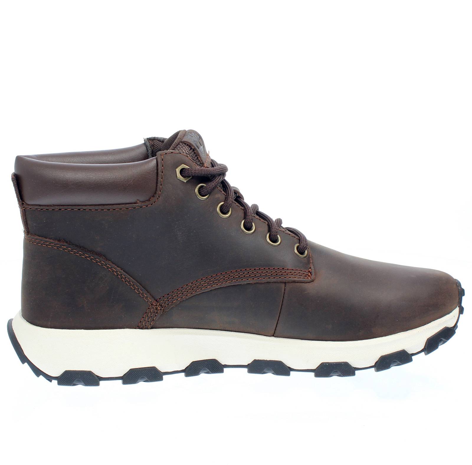 TIMBERLAND Winsor Park - Sneakers alte in Pelle Uomo marrone Foto 2