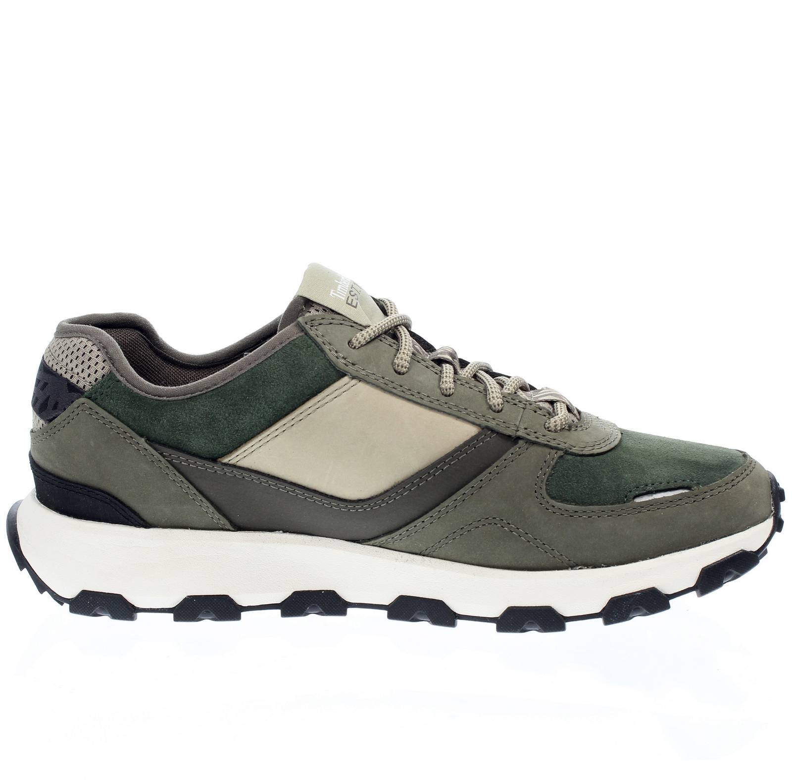 TIMBERLAND Winsor Park - Sneakers basse in Pelle Uomo verde Foto 2