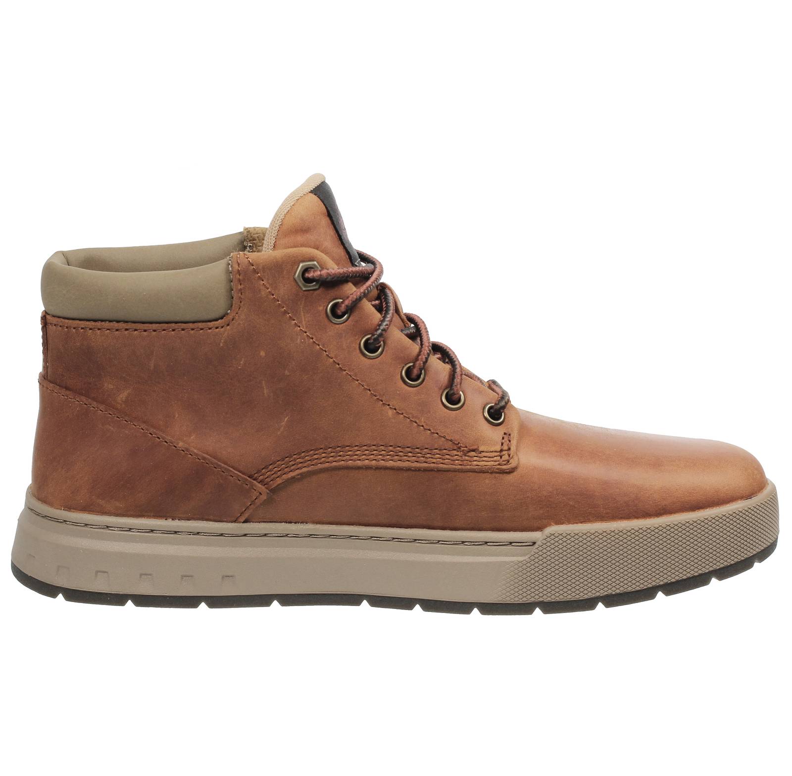 TIMBERLAND Maple Grove - Sneakers alte in Pelle Uomo marrone Foto 2