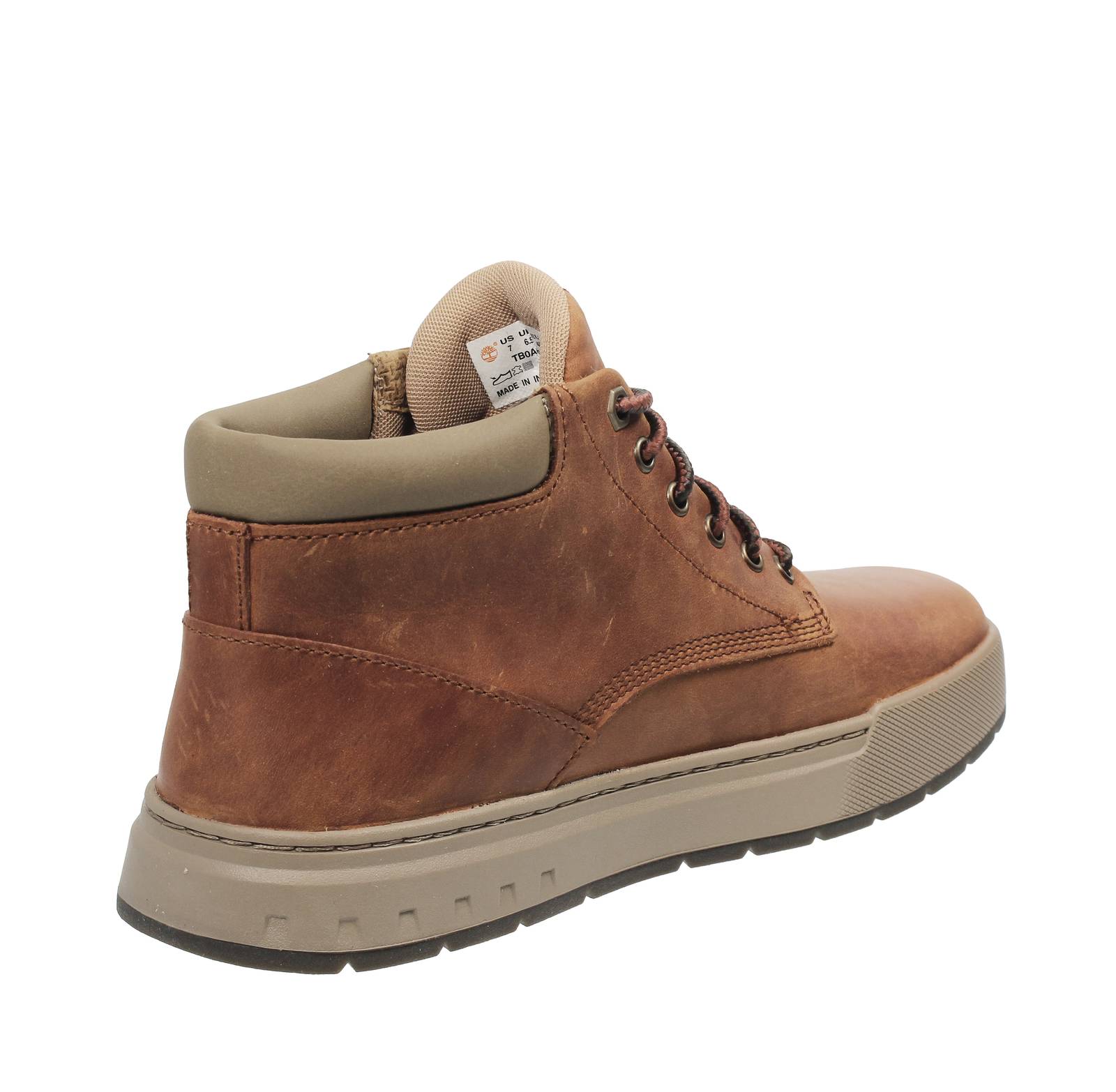 TIMBERLAND Maple Grove - Sneakers alte in Pelle Uomo marrone Foto 4