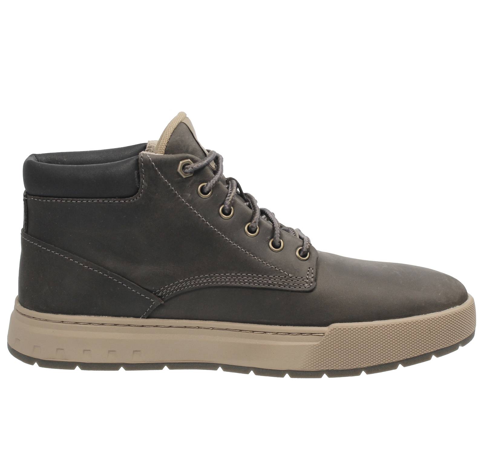 TIMBERLAND Maple Grove - Sneakers alte in Pelle Uomo grigio Foto 2