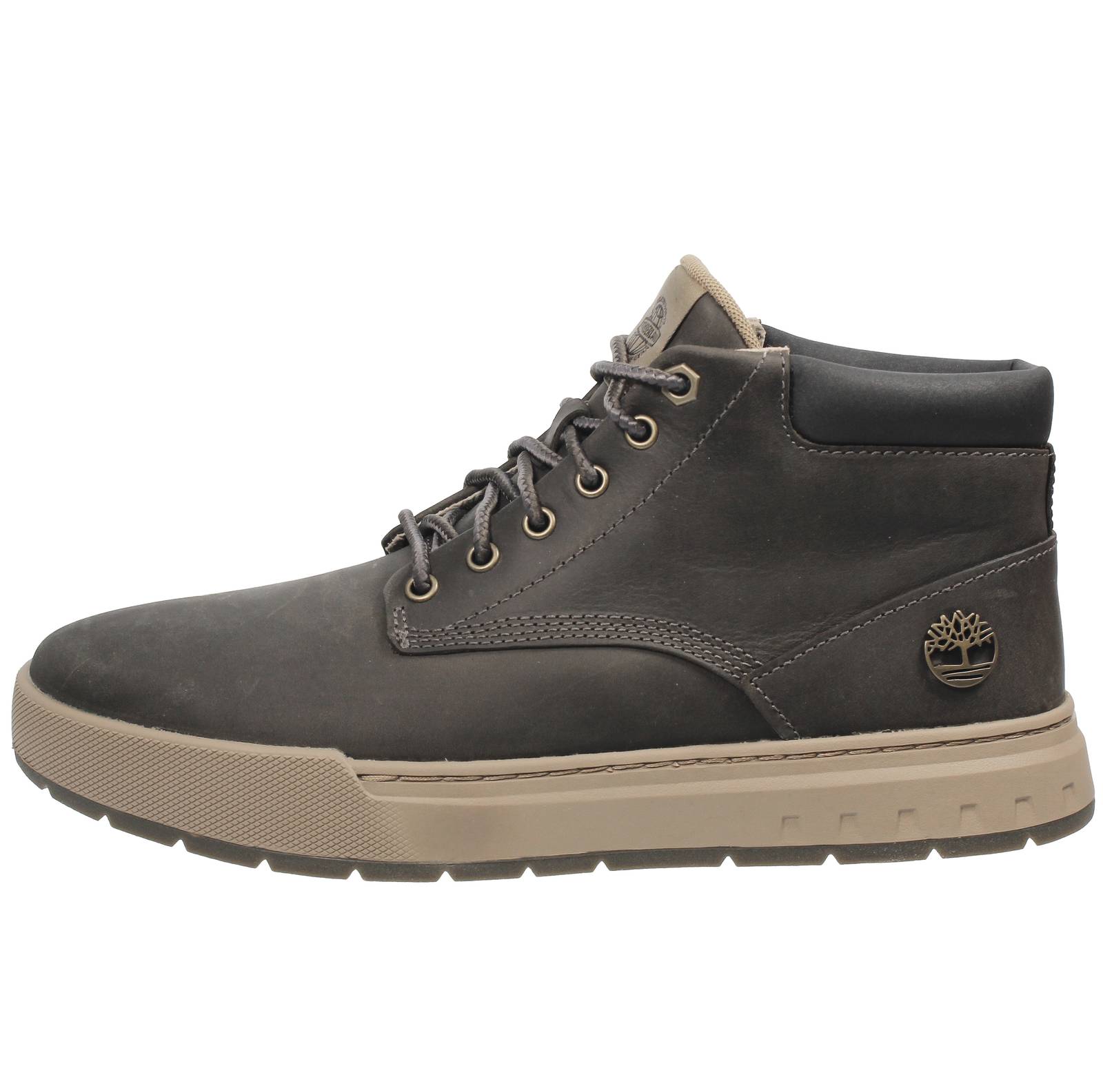 TIMBERLAND Maple Grove - Sneakers alte in Pelle Uomo grigio Foto 3