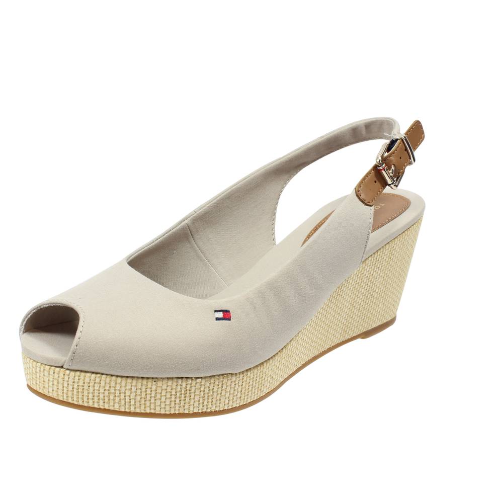 Fw0fw04788 - Elba 39d3 Iconic Elba Sling Back Wedge - Sandali Bei