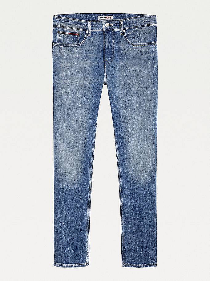 TOMMY HILFIGER Simon Skin BE118 Jeans mit verblichener Passform Herren jeans
