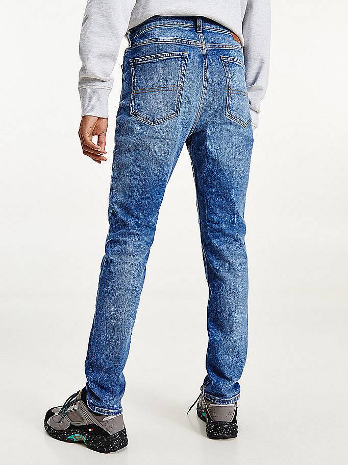 TOMMY HILFIGER Simon Skin BE118 Jeans Fit sbiaditi Uomo jeans Foto 3