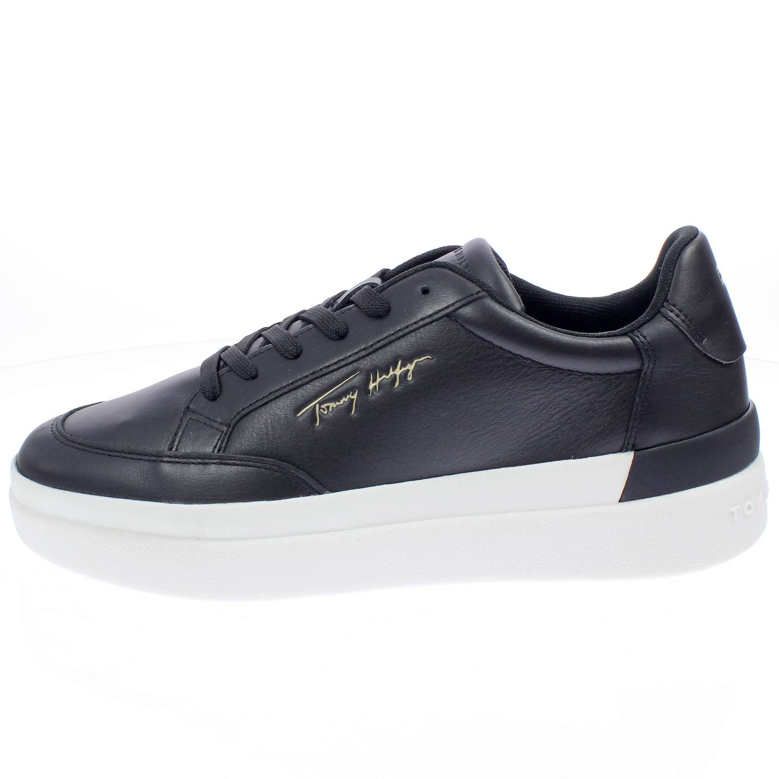 TOMMY HILFIGER Estefania 3A Signature Sneakers in Pelle black