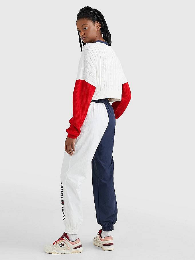 TOMMY HILFIGER Rlxd Crop Archive Sweater - Pullover Woman multicolor Photo 3
