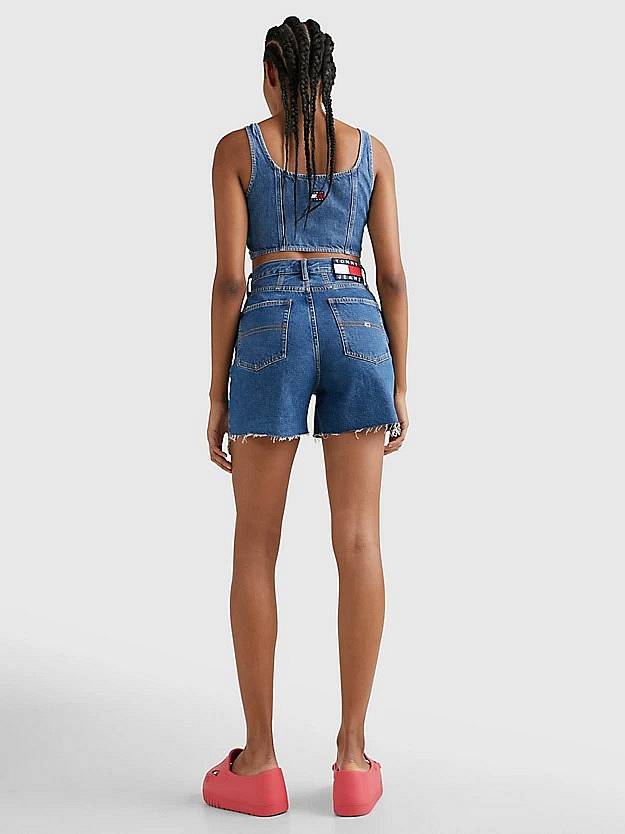 TOMMY HILFIGER Mom Short Denim Woman jeans Photo 3