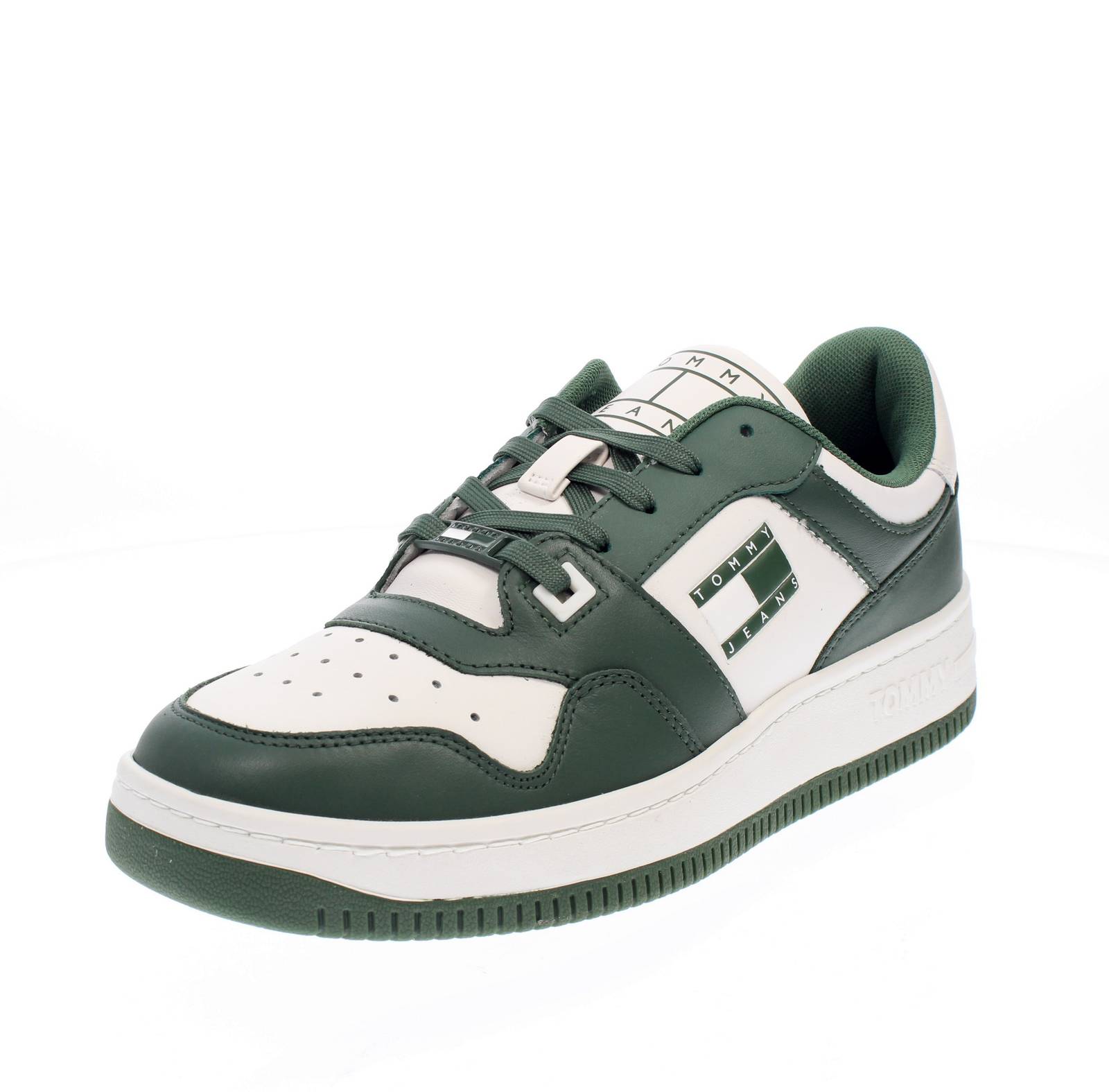TOMMY HILFIGER Zion - Sneakers in Pelle Uomo bianco