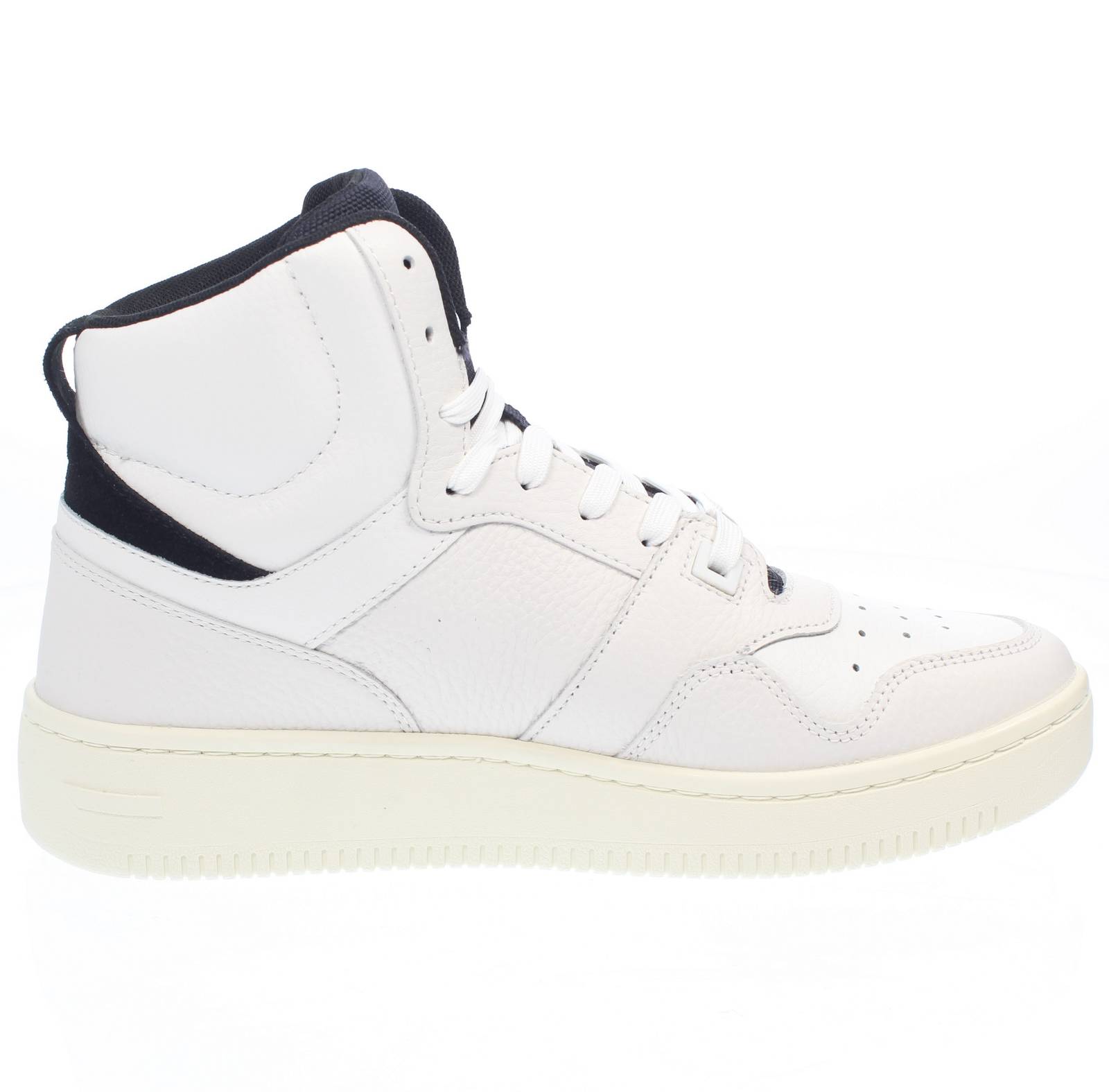 TOMMY HILFIGER Basket Mid - Sneakers alte in Pelle Uomo bianco Foto 2
