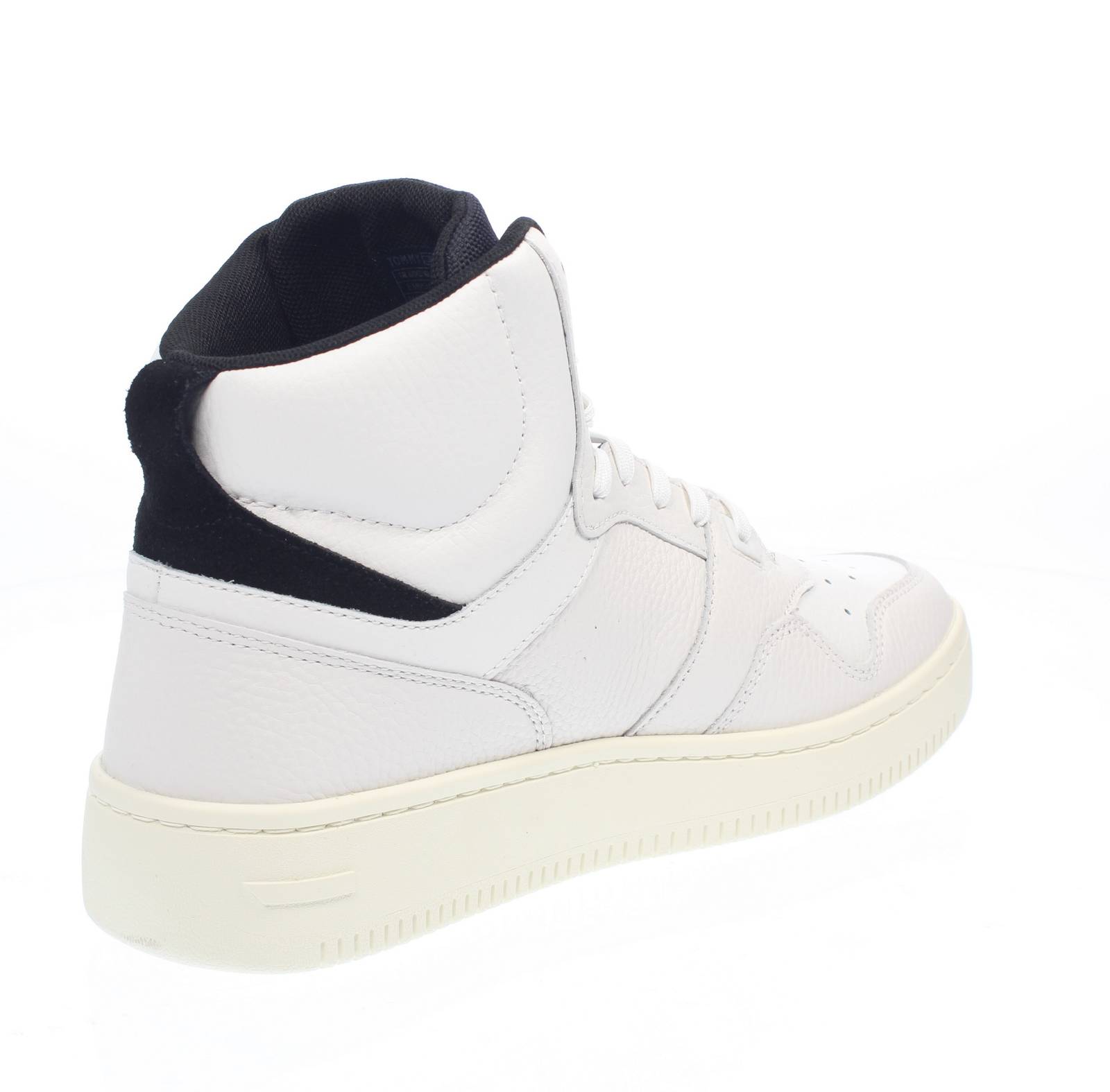 TOMMY HILFIGER Basket Mid - Sneakers alte in Pelle Uomo bianco Foto 4