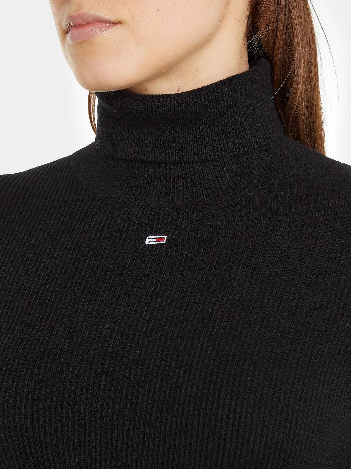 TOMMY HILFIGER Tjw Essential Turtleneck Sweater - Dolcevita Donna nero Foto 4